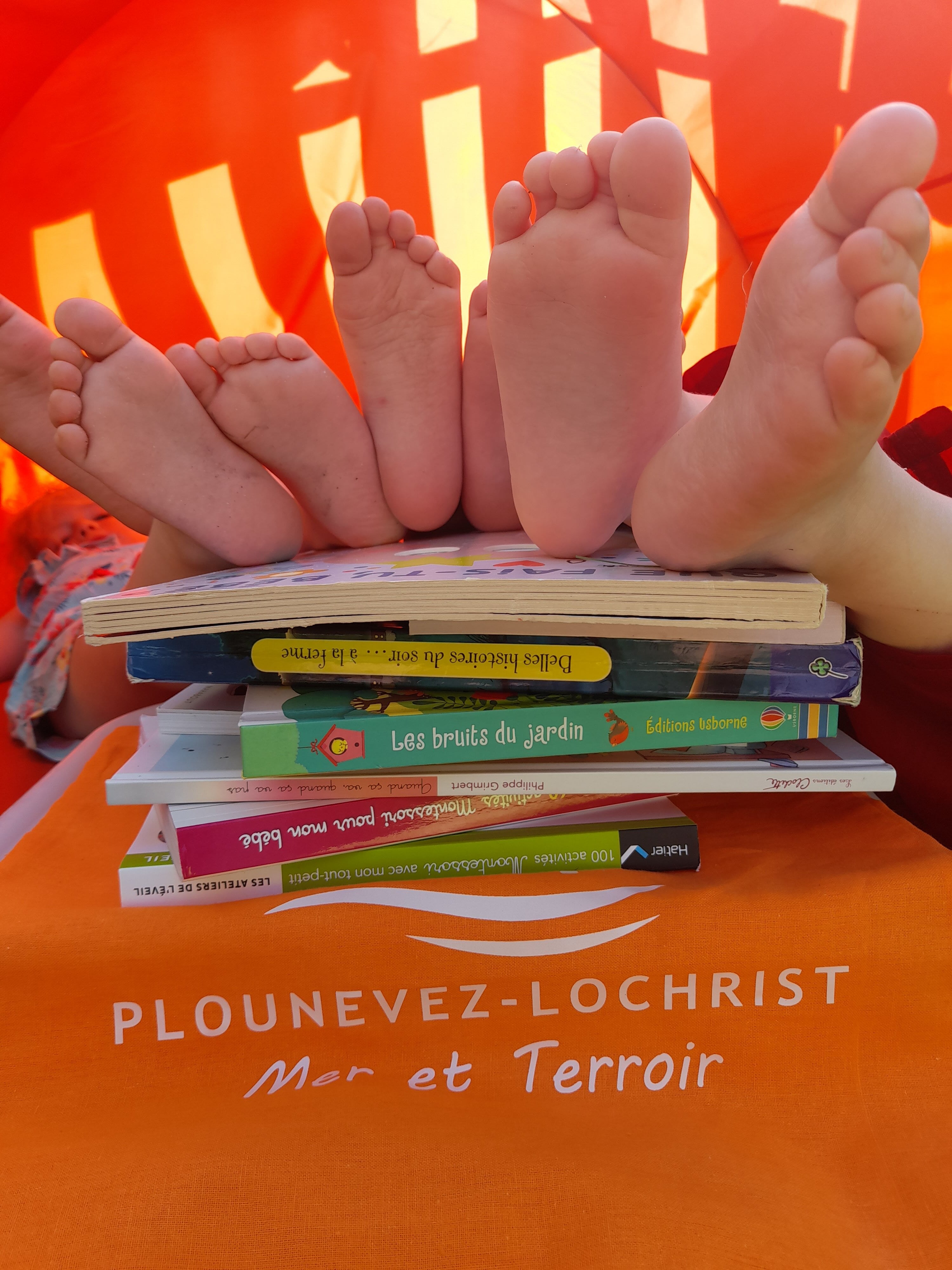 AFFICHE AVEC PIEDS MER ET TERROIR