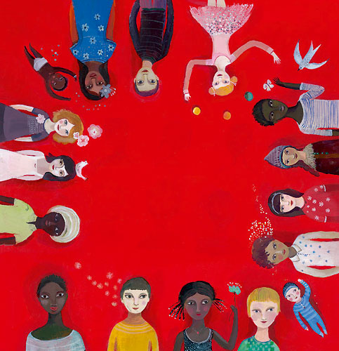 illustration Aurélia Fronty ronde d'enfants