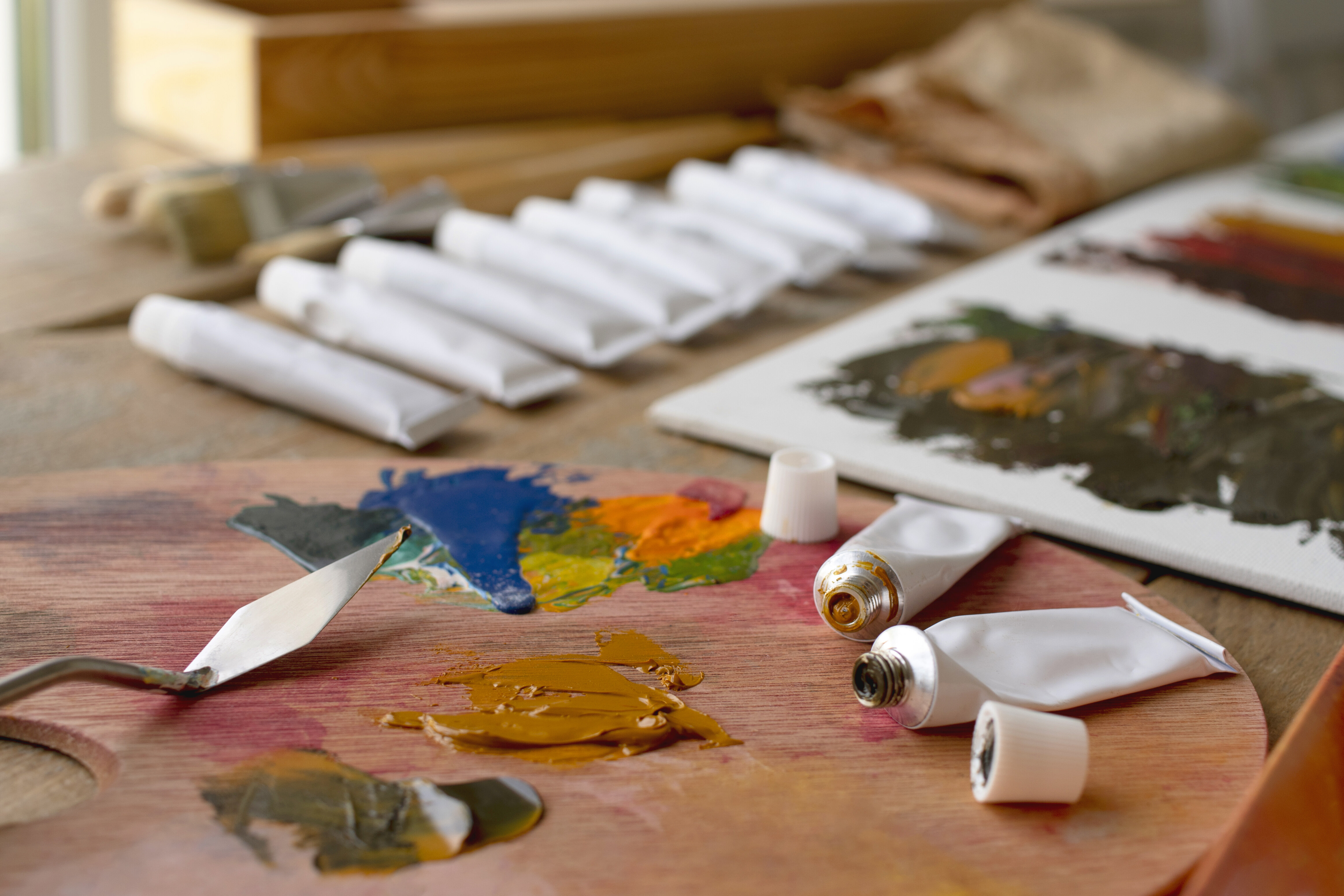 tubes de peinture