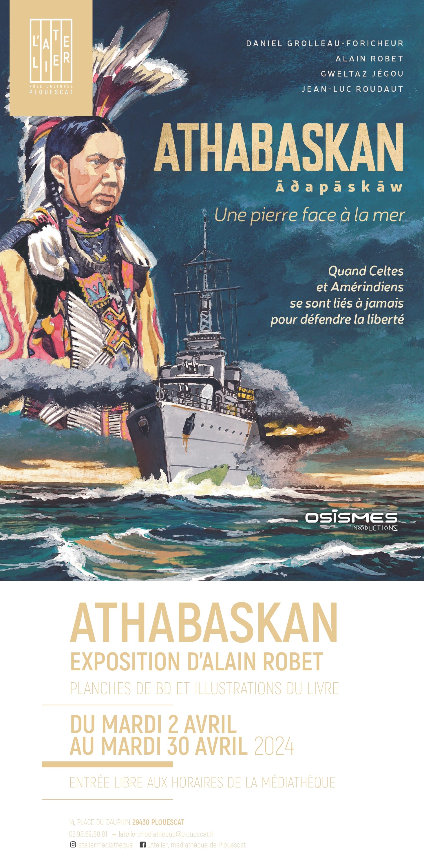 Affiche de l'exposition Athabaskan