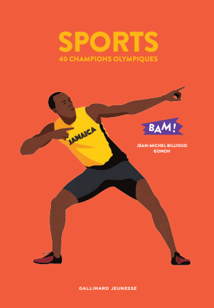 couverture livre BAM avec Usain bolt en couverture