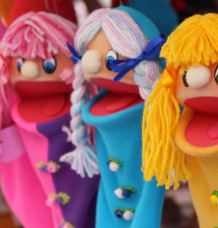 marionnettes en chaussettes