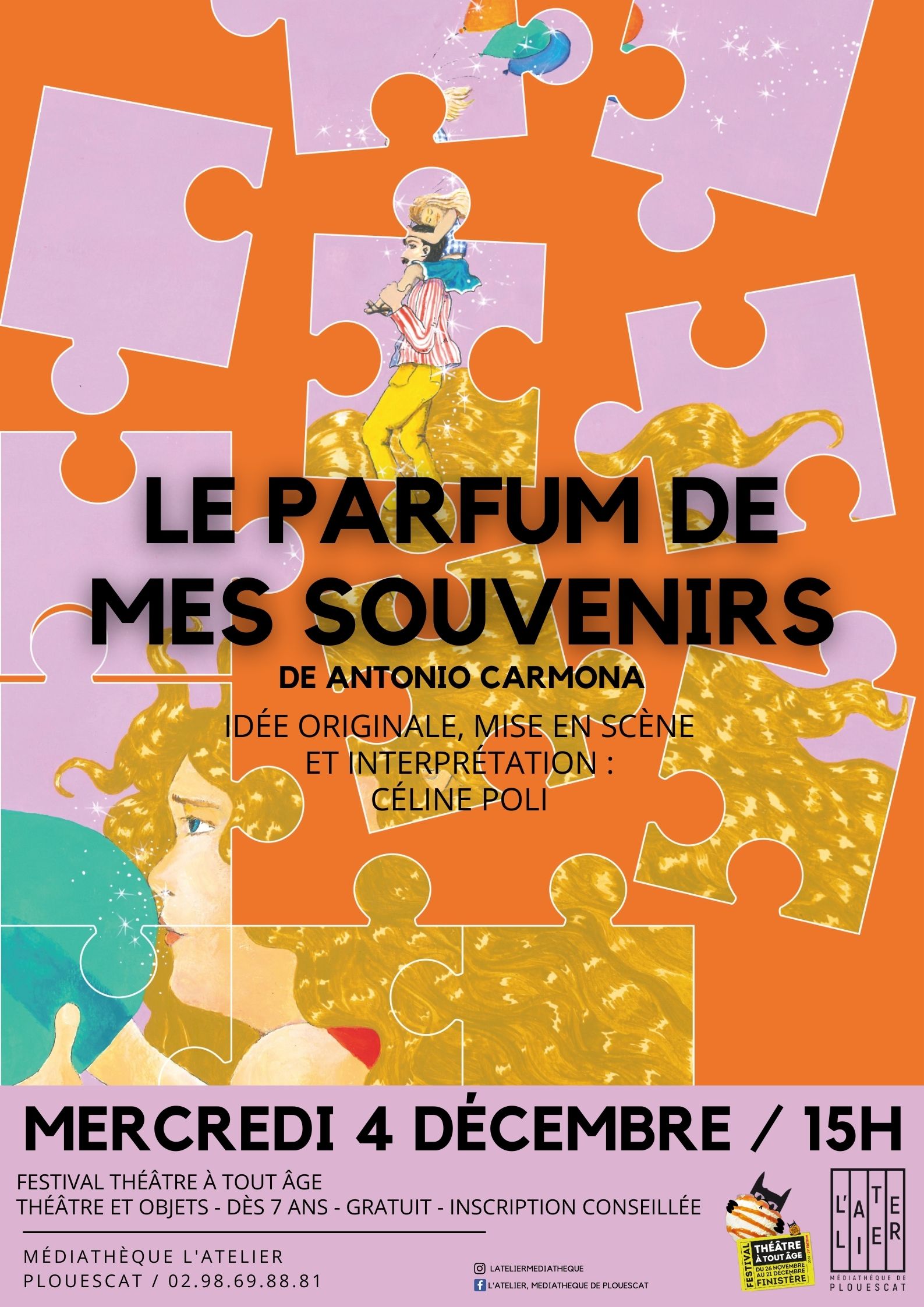 Affiche du spectacle Le parfum de mes souvenirs