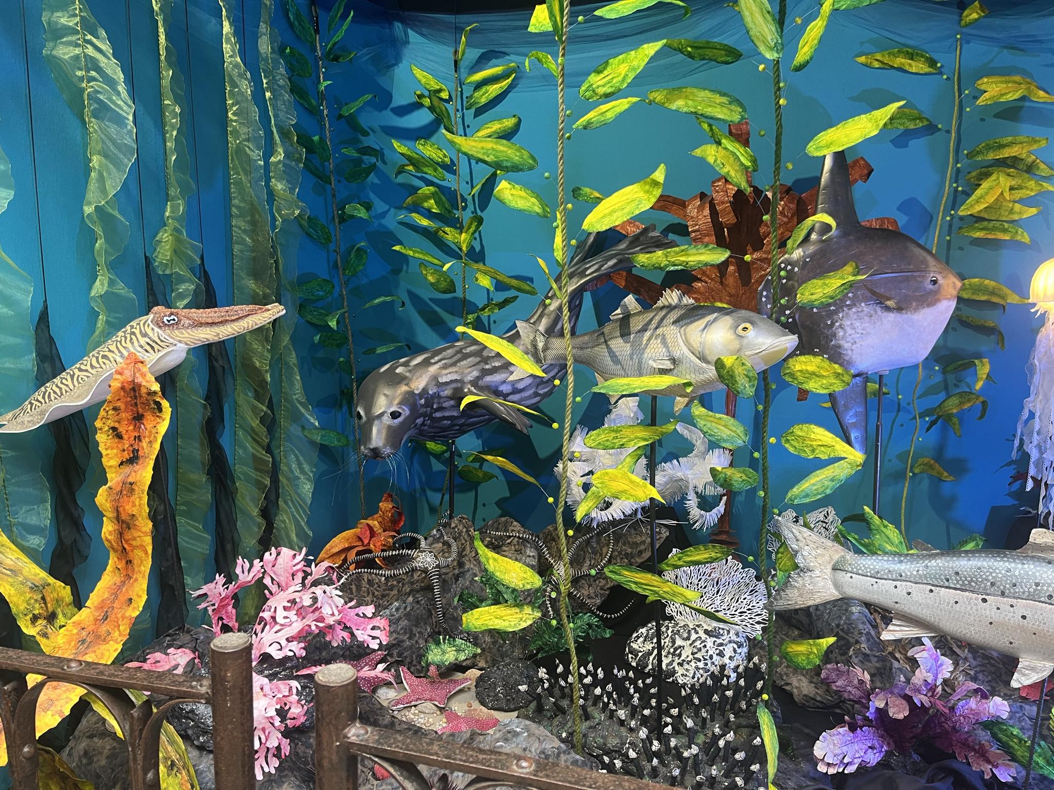 Photo d'une installation de l'artiste Christelle Mengès