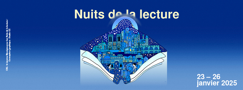 affiche des Nuits de la Lecture 2025