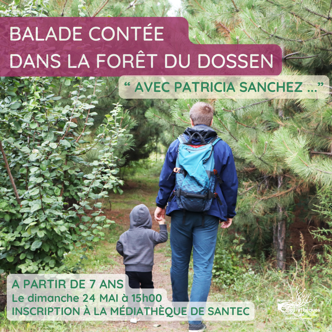 parent qui se promène dans les bois avec son enfant