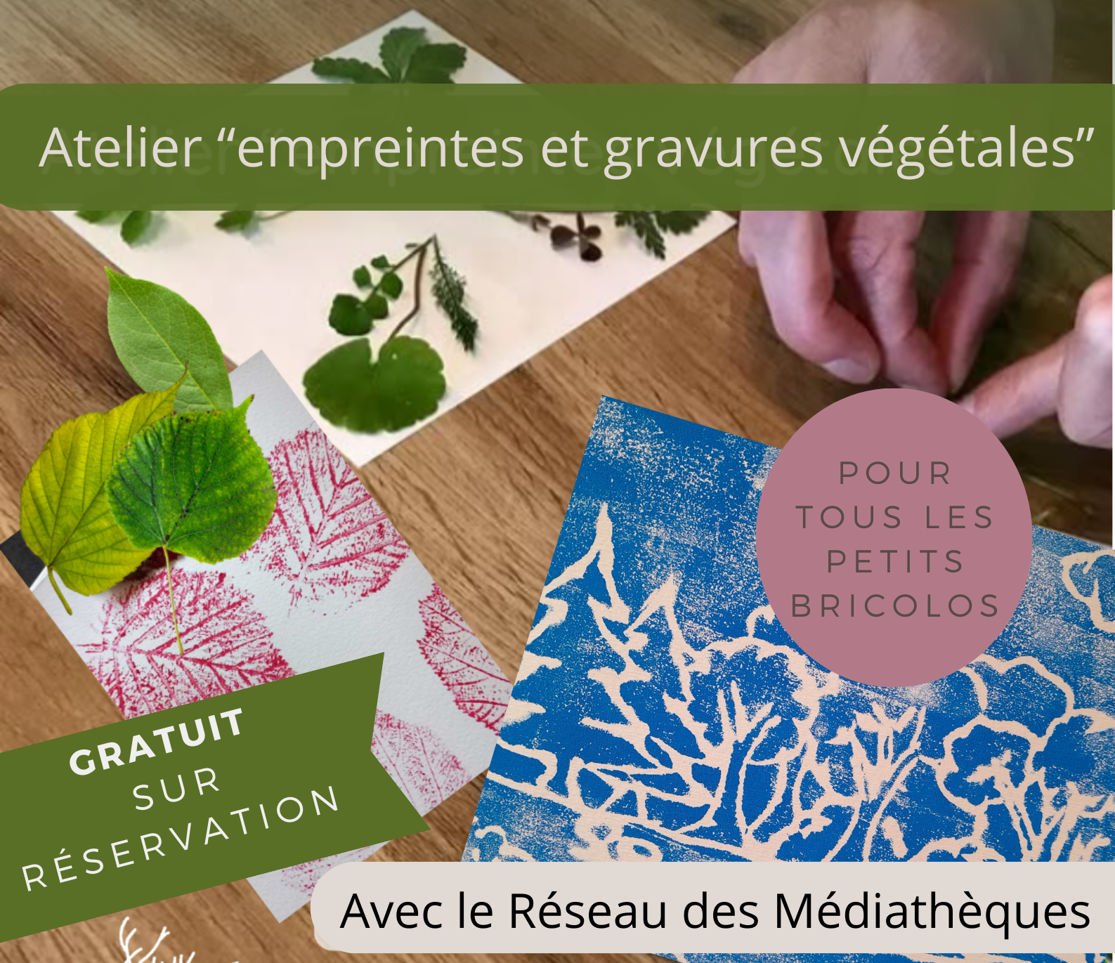 Gravures et empreintes végé