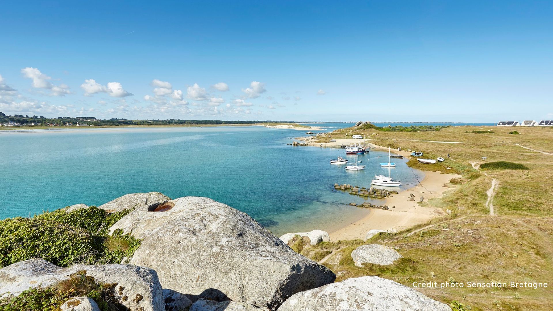 Une photographie de la baie du Kernic à Plouescat