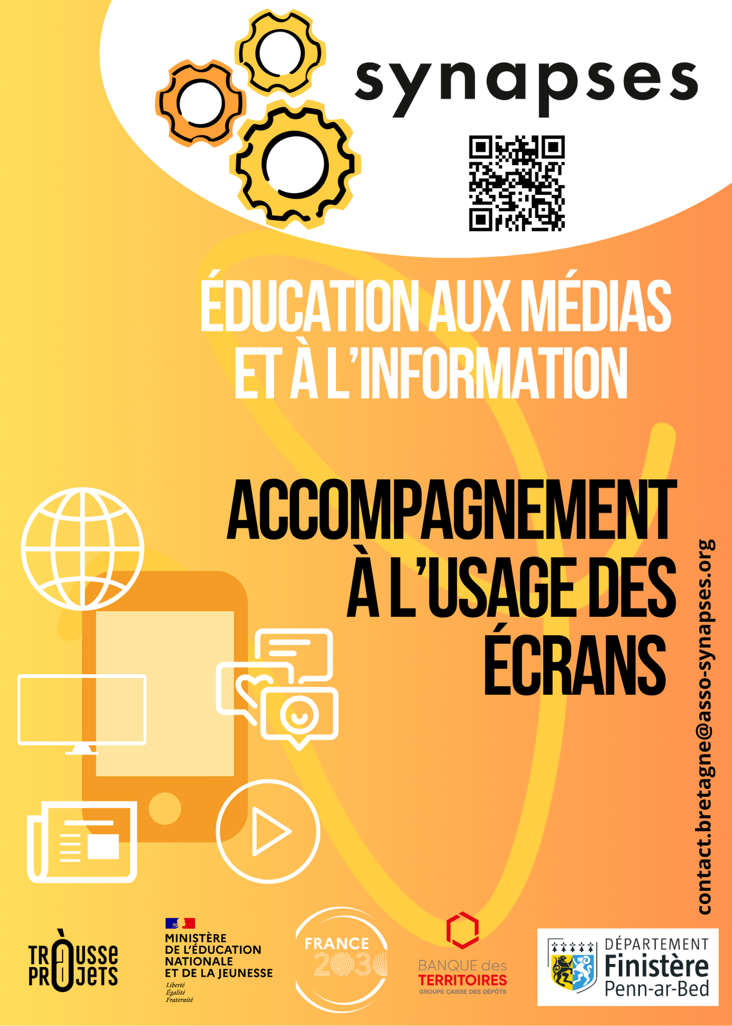 Affiche du débat mouvant sur l'accompagnement à l'usage des écrans