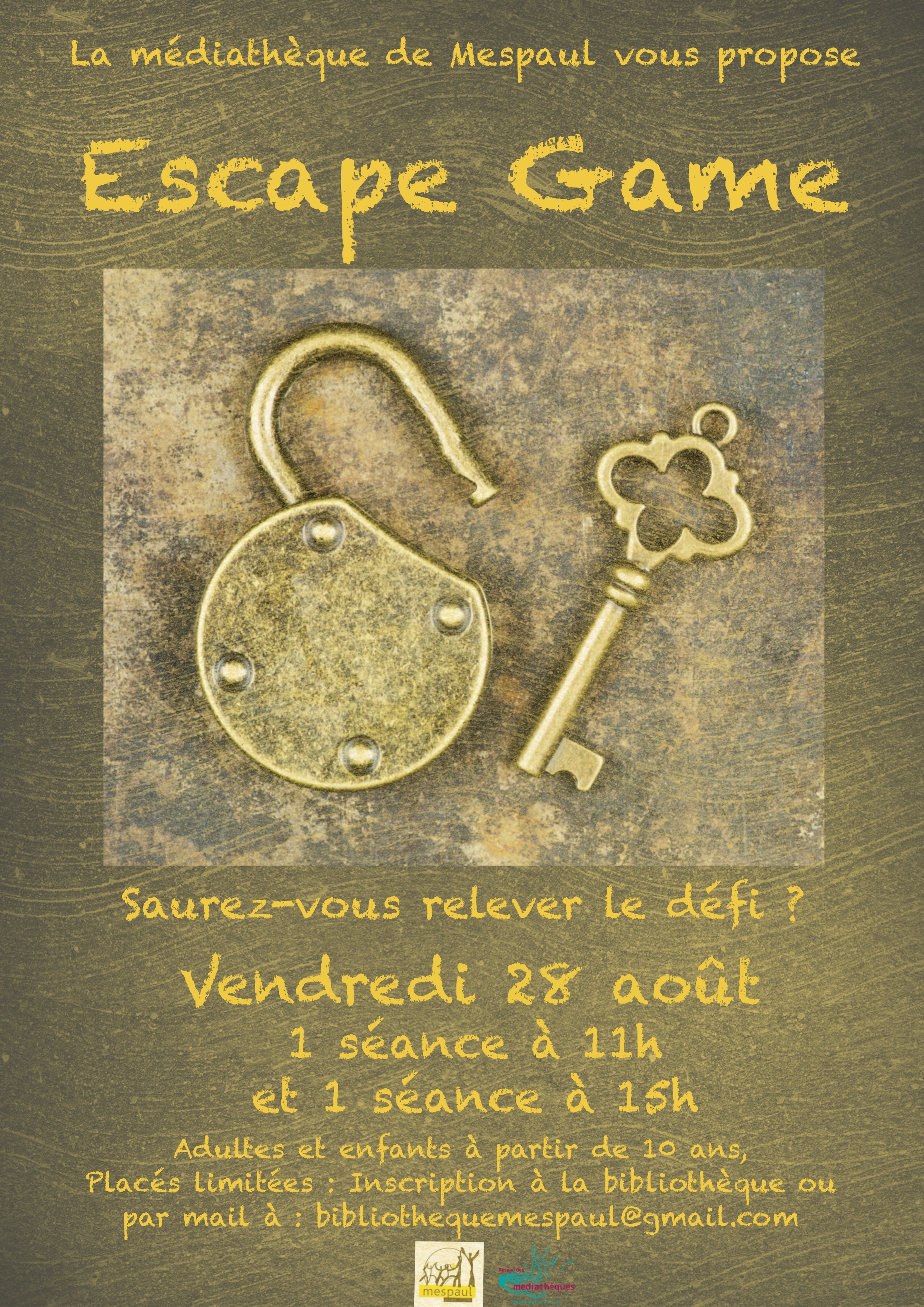 Photo d'une clé et d'un cadenas