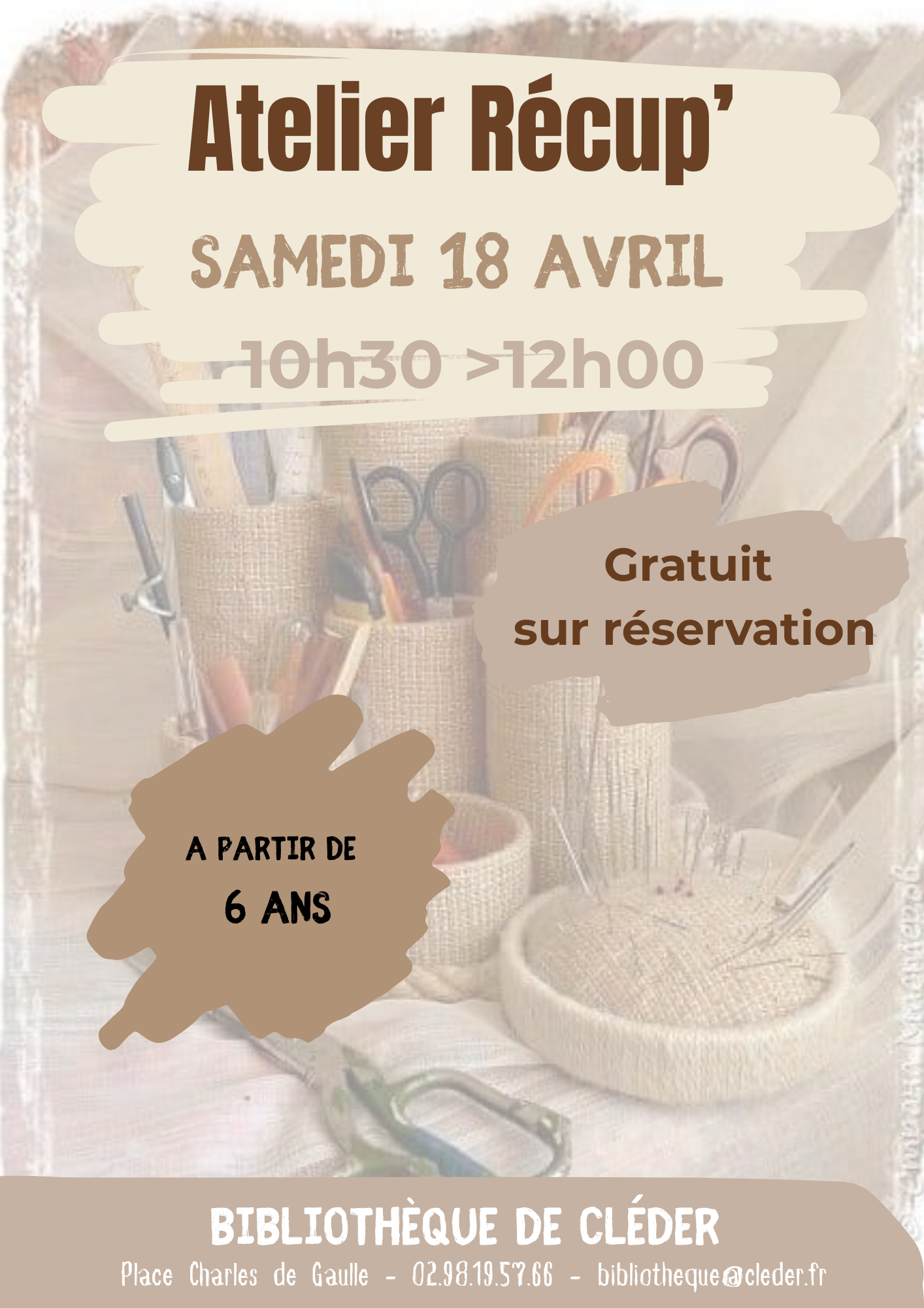 Atelier récup'