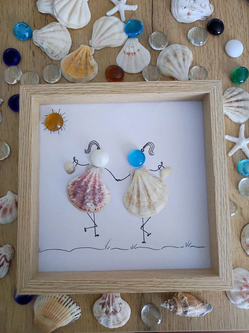 coquillages représentant famille
