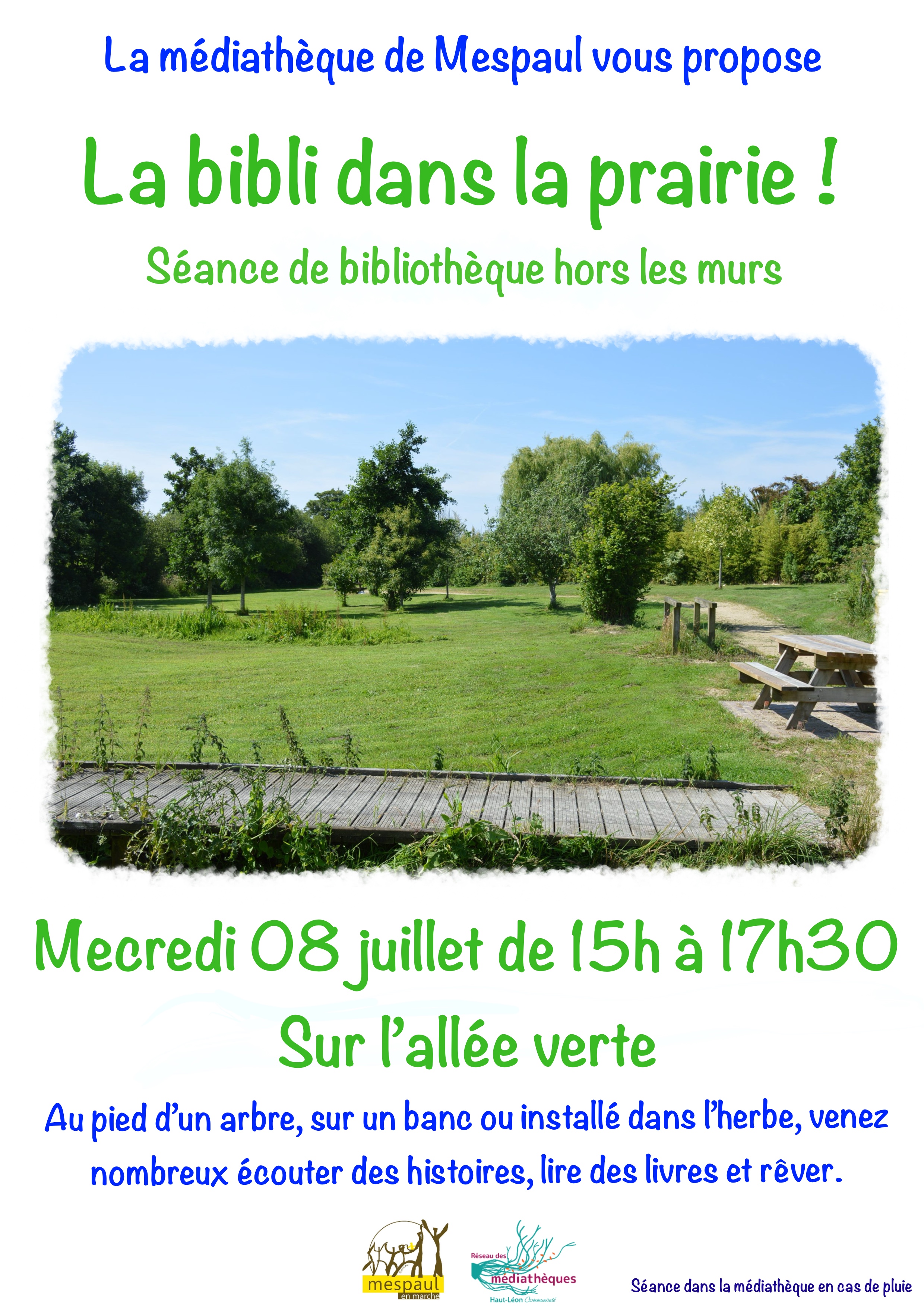 Photo de l'allée verte de Mespaul