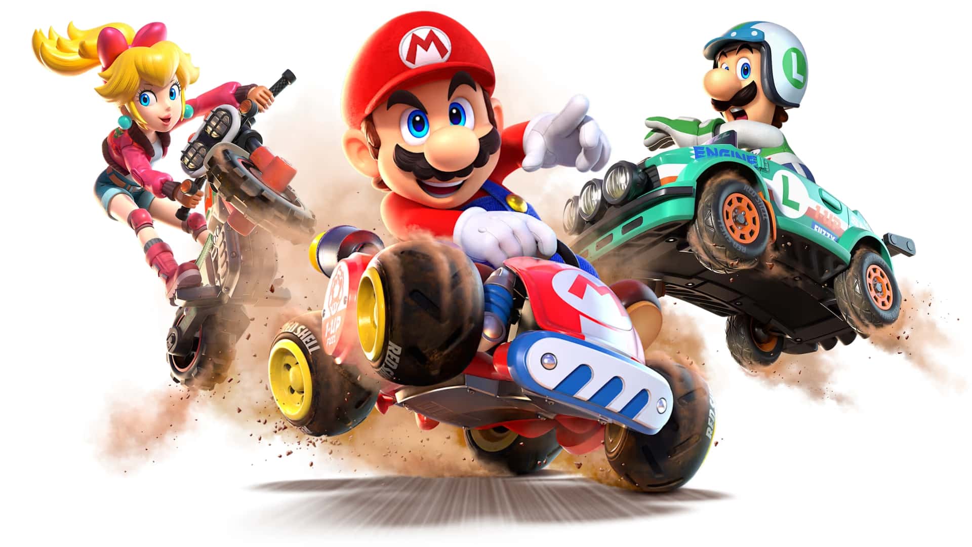Mario Kart, Luigi et Peach