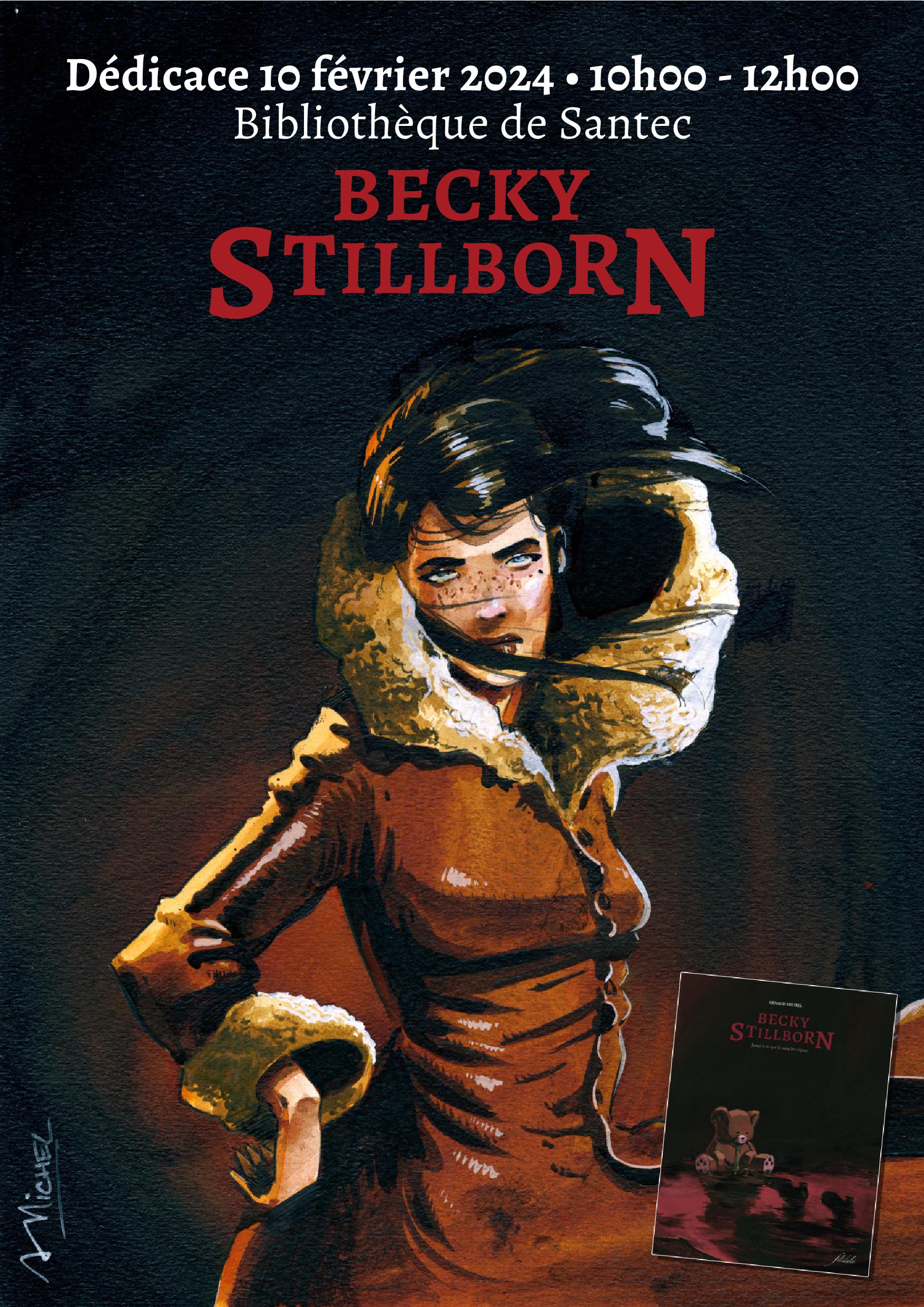 AFFICHE AVEC COUVERTURE Tome 2 de Becky Stillborn