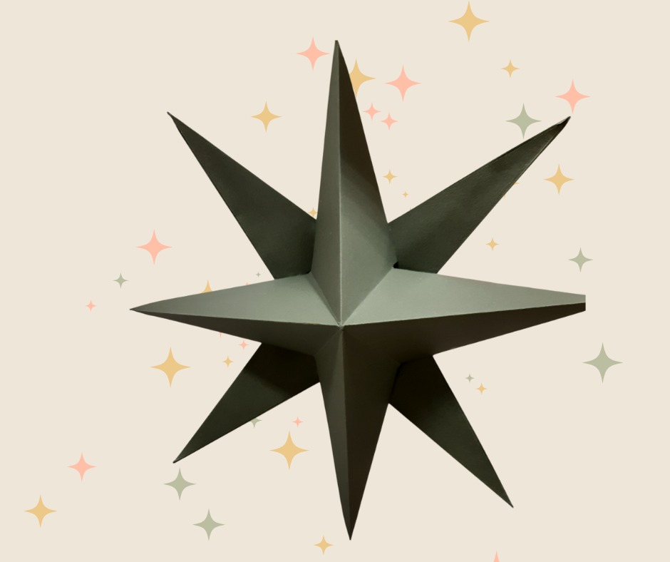 étoile en 3d