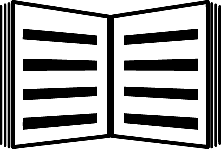 livre avec grands caractères