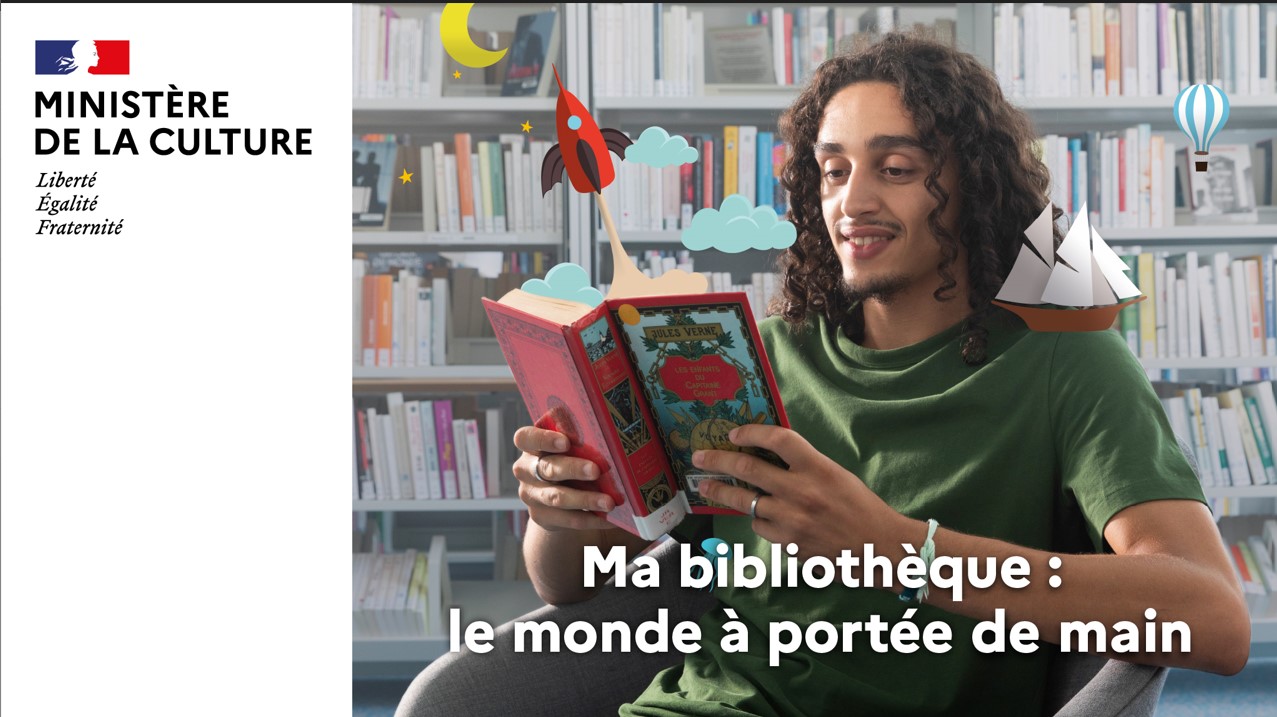 affiche Minsitère culture campagne ma bibliothèque